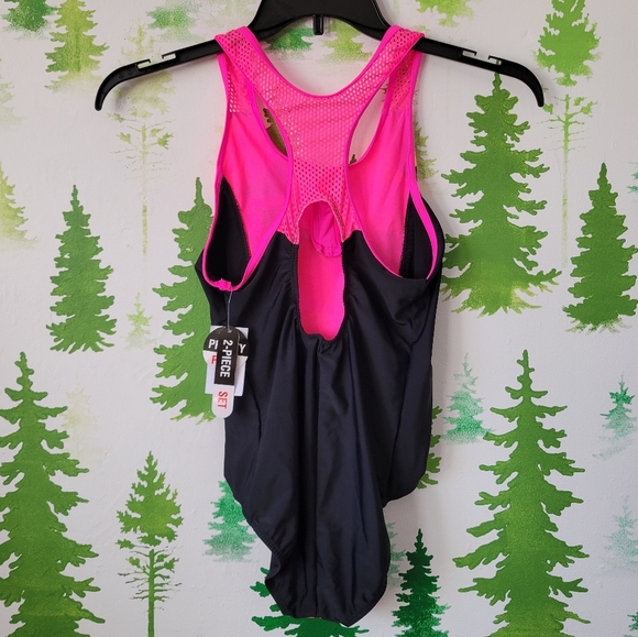 ZeroXposur Floral Big Girls One Piece - Picture 3 of 7